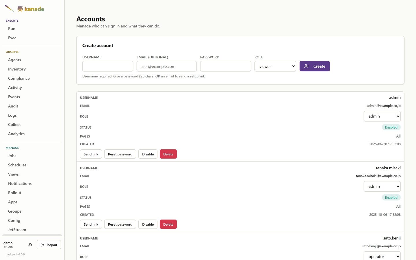 Accounts